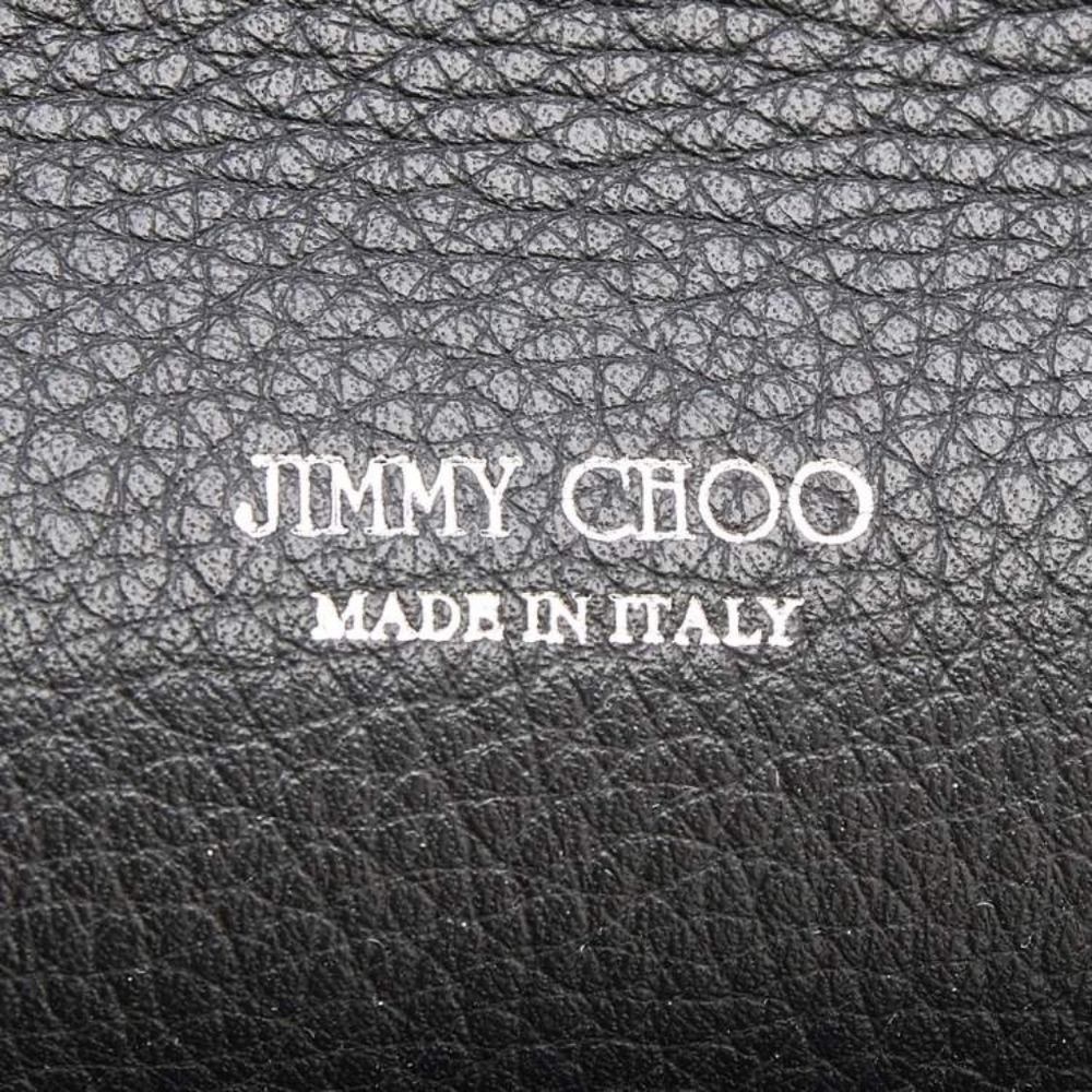 Jimmy Choo Pristine Clutch Black Leather Studded - Picture 6 of 10